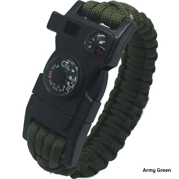 Survival 15 in 1 Paracord Bracelet. - Sixty Six Depot
