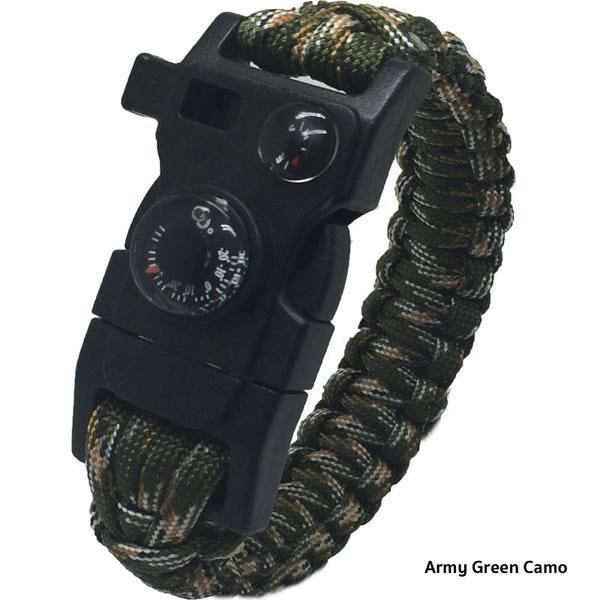 Survival 15 in 1 Paracord Bracelet. - Sixty Six Depot