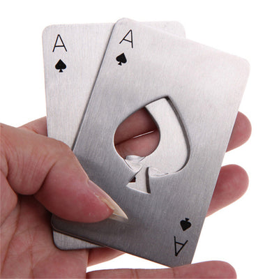 Poker Card Bottle Opener - Sixty Six Depot
