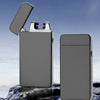 USB Electric Dual Arc Flameless Rechargeable Windproof Lighter. - Sixty Six Depot