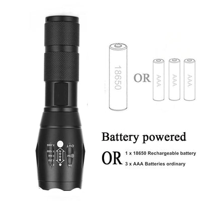#1 Tactical Military-Grade LED Flashlight - Sixty Six Depot