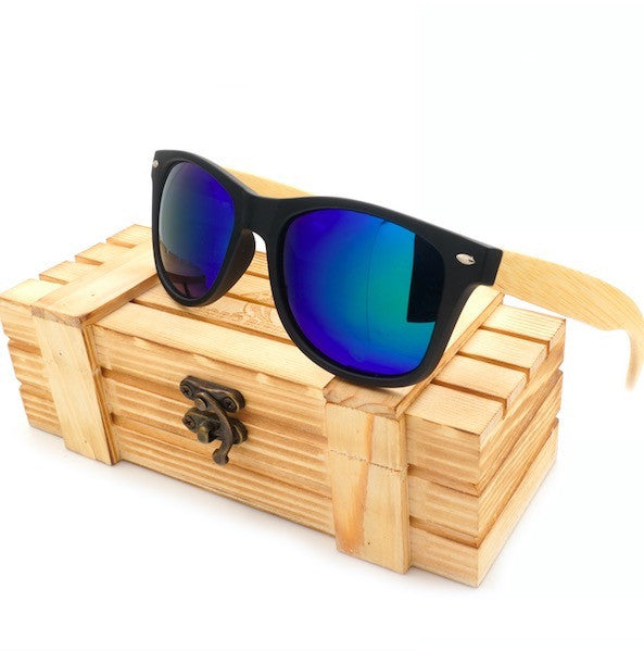 Unisex POLARIZED BAMBOO SUNGLASSES - Sixty Six Depot
