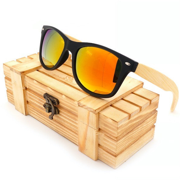 Unisex POLARIZED BAMBOO SUNGLASSES - Sixty Six Depot