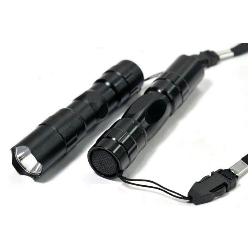 Black Mini Waterproof Keychain LED Flashlight. - Sixty Six Depot
