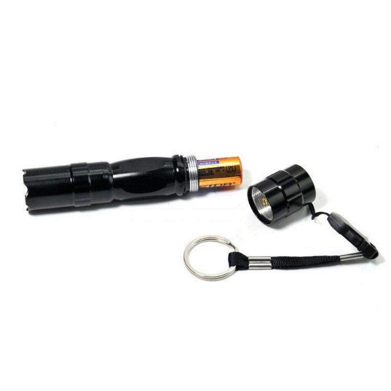 Black Mini Waterproof Keychain LED Flashlight. - Sixty Six Depot
