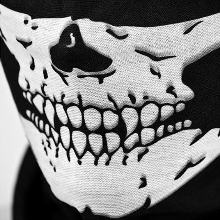 Skull Ghost Face Biker Mask. - Sixty Six Depot