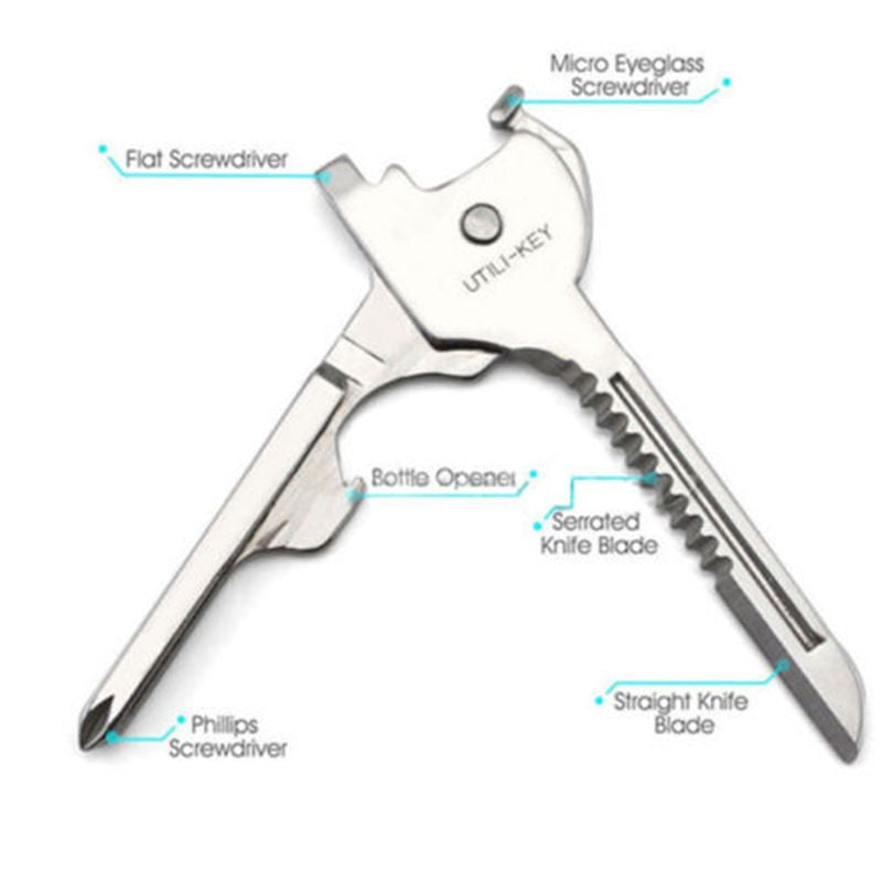 Pocket Survival Key 6 in 1. - Sixty Six Depot