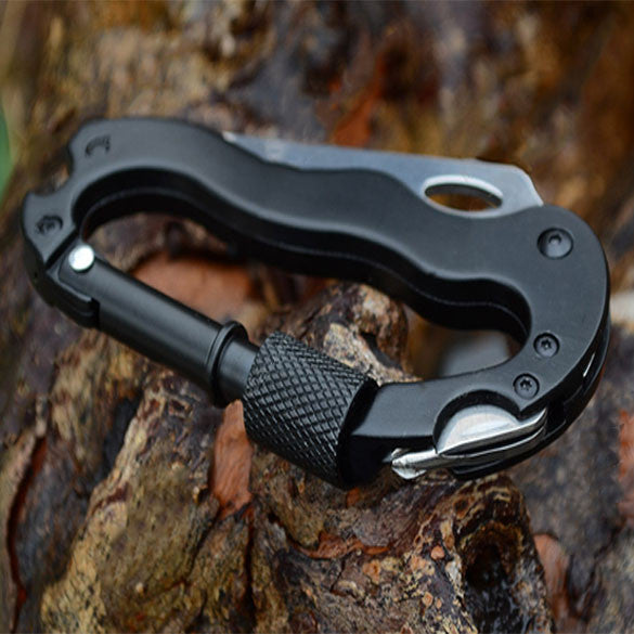 Outdoor Multi-function 5 in 1 Carabiner Tool - Sixty Six Depot