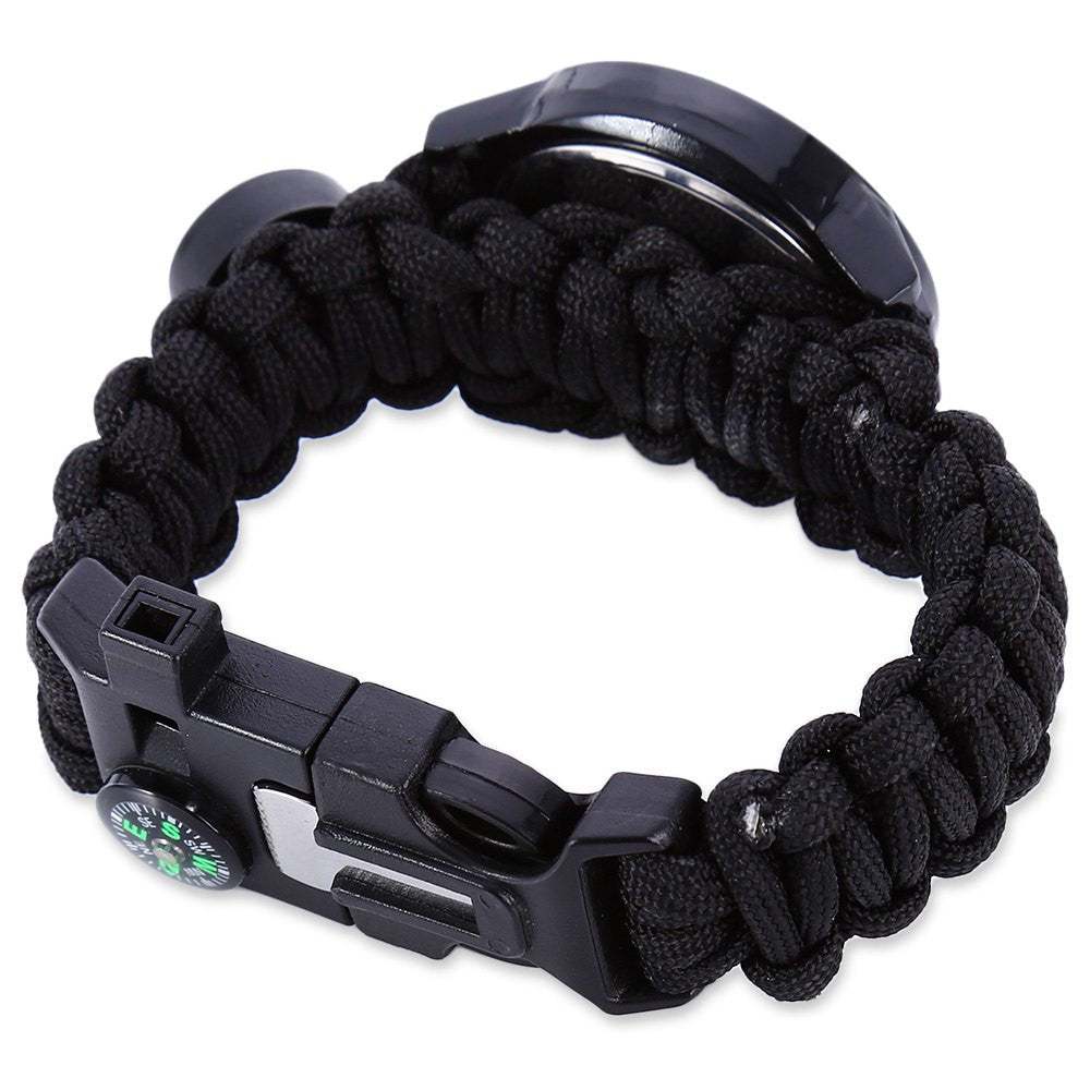 Multifunction Survival Paracord Bracelet Watch - Sixty Six Depot