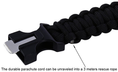 Multifunction Survival Paracord Bracelet Watch - Sixty Six Depot
