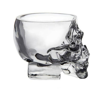 Skull Head Drinking Glass. - Sixty Six Depot