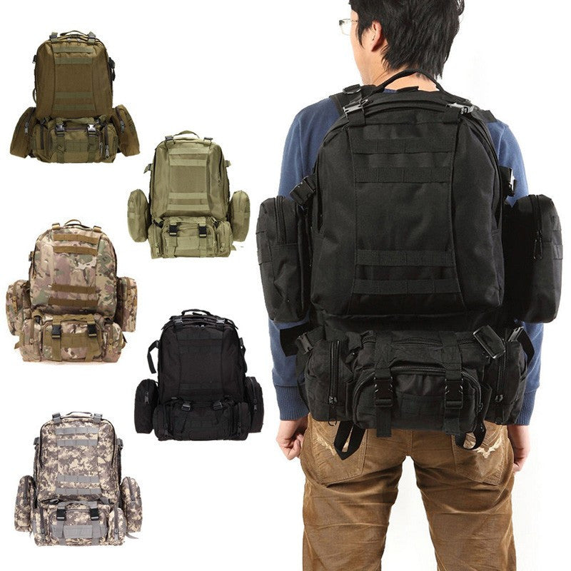 Large Military Style Hiking Backpack. - Sixty Six Depot