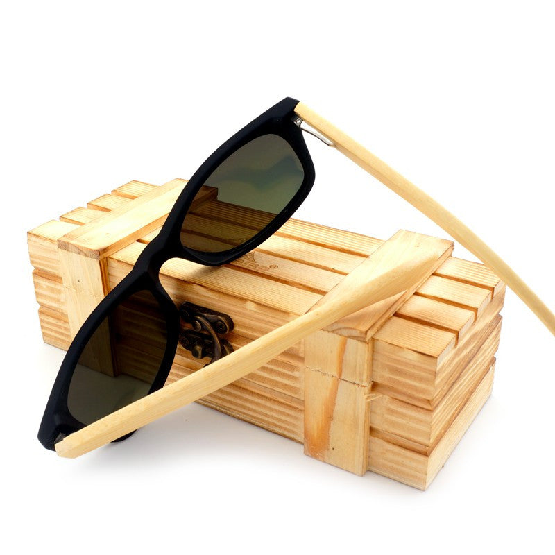 Unisex POLARIZED BAMBOO SUNGLASSES - Sixty Six Depot