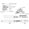 Mini Telescopic Pocket Pen Fishing Rod + Reel. - Sixty Six Depot