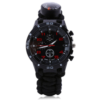 Multifunction Survival Paracord Bracelet Watch - Sixty Six Depot