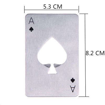 Poker Card Bottle Opener - Sixty Six Depot
