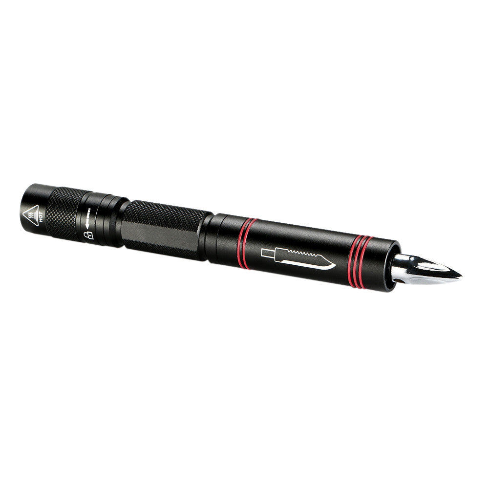 Multifunction Protection Flashlight Knife Tactical Pen. - Sixty Six Depot