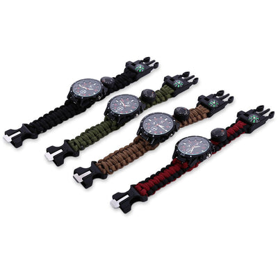 Multifunction Survival Paracord Bracelet Watch - Sixty Six Depot
