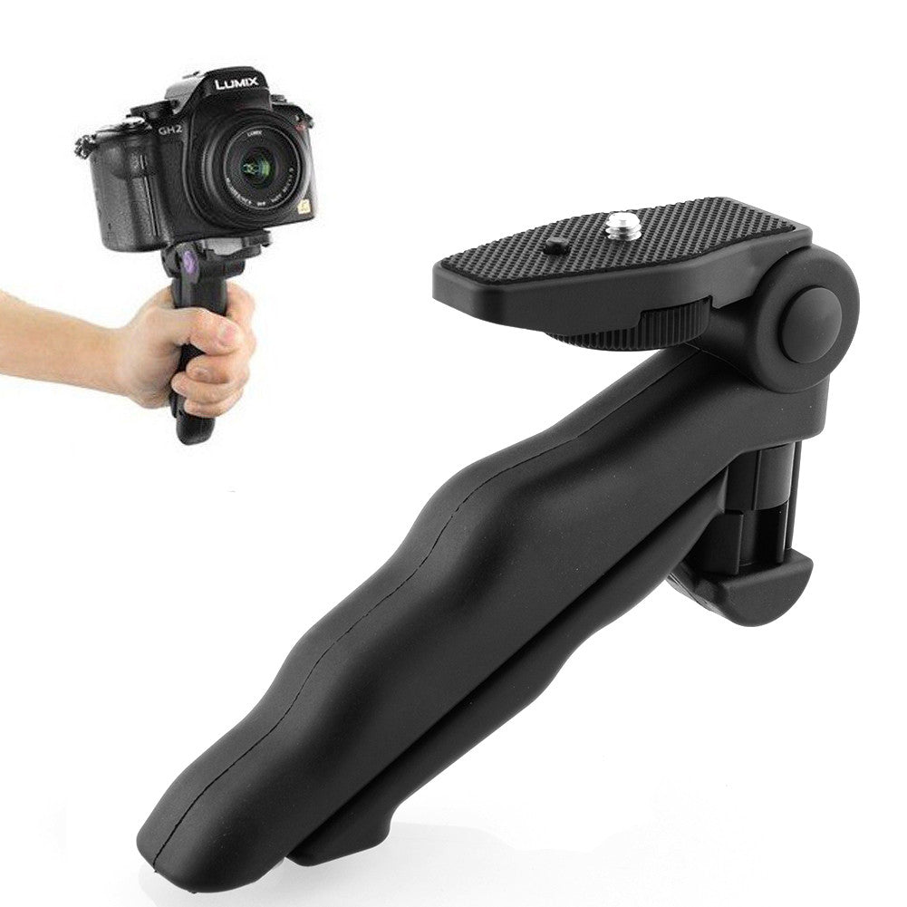Flexible 2 in 1 Handheld Grip Mini Tripod Stand for Digital Camera. - Sixty Six Depot