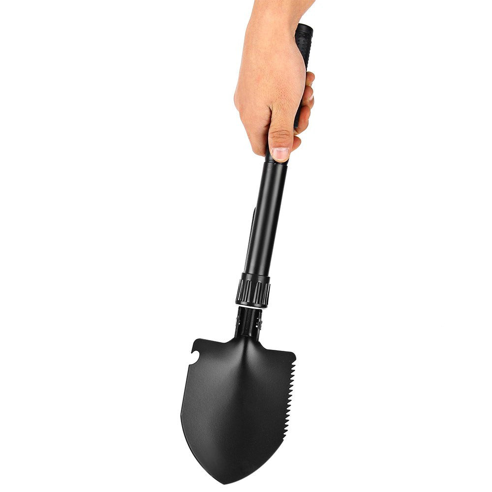 Stainless Steel Military Folding Shovel. - Sixty Six Depot