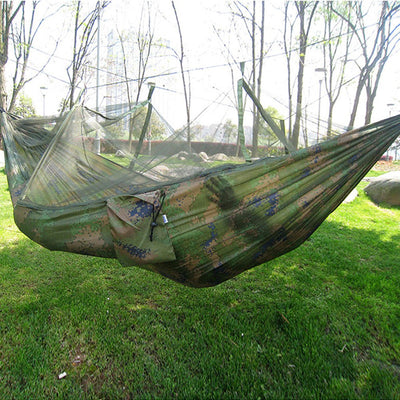 Portable Hammock Single-person With Mosquito Net. - Sixty Six Depot