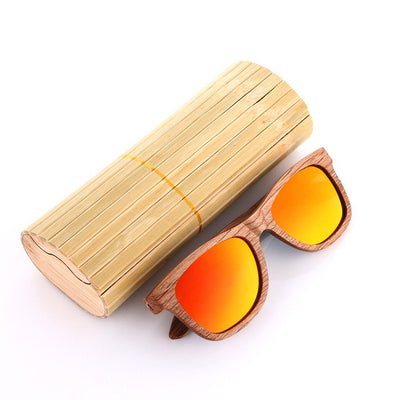 Unisex Zebra Wood Sunglasses - Sixty Six Depot