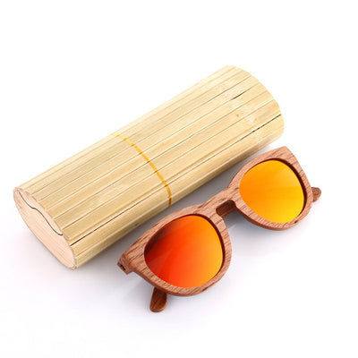 Unisex Zebra Wood Sunglasses - Sixty Six Depot