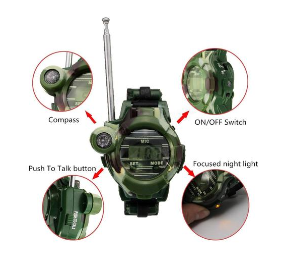Survival Walkie Talkie Watch - Sixty Six Depot