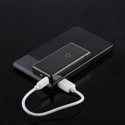 USB Electric Dual Arc Flameless Rechargeable Windproof Lighter. - Sixty Six Depot