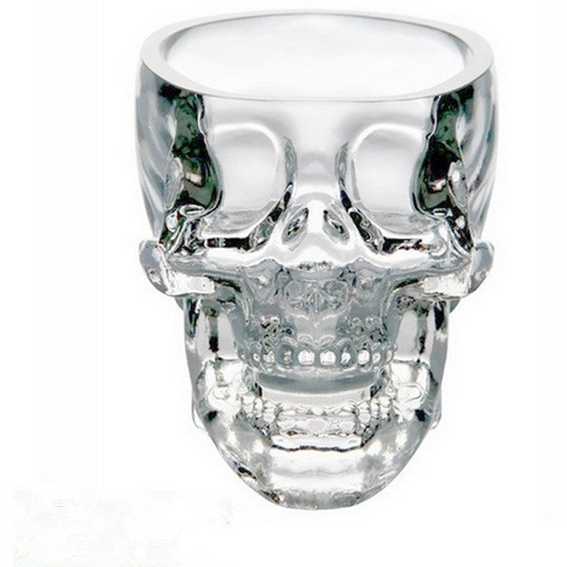 Skull Head Drinking Glass. - Sixty Six Depot