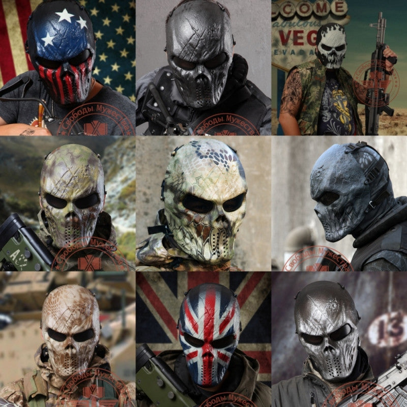 Full Face Ghost Mask 9 To Choose From. - Sixty Six Depot