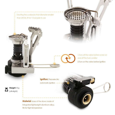 Portable Mini Ultralight Outdoor Camping Stove. - Sixty Six Depot