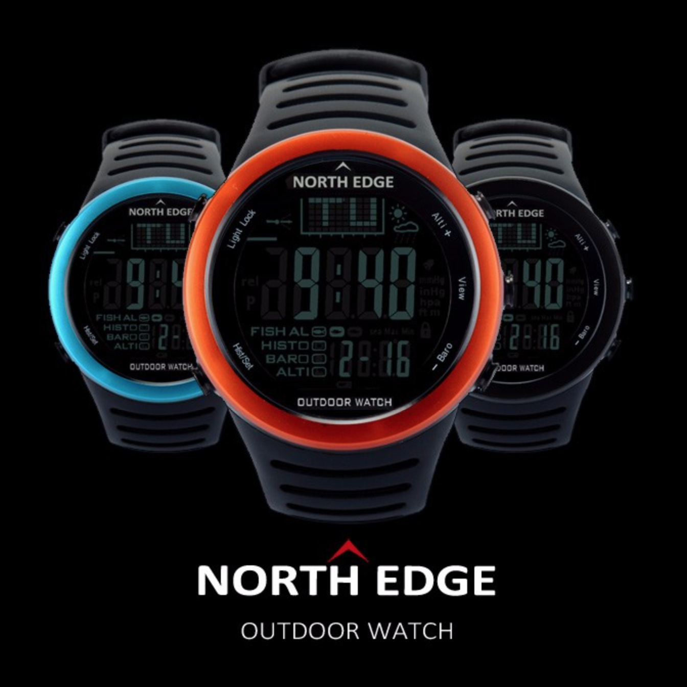 NORTH EDGE Mens Digital Hiking Watch - Sixty Six Depot