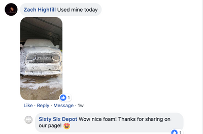 Snow Foam Cannon - Sixty Six Depot