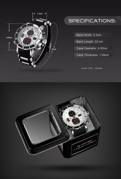 Men's WEIDE Digital LED Sports Watch.