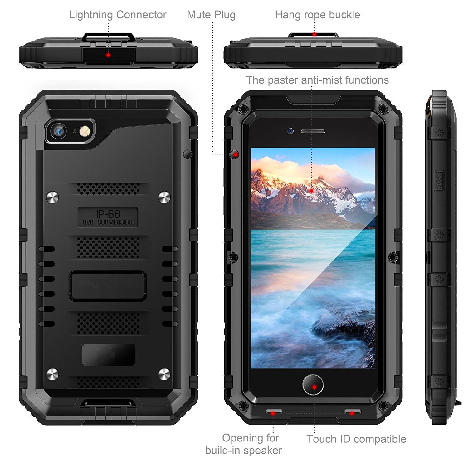 Tactical Shockproof iPhone Case - Sixty Six Depot