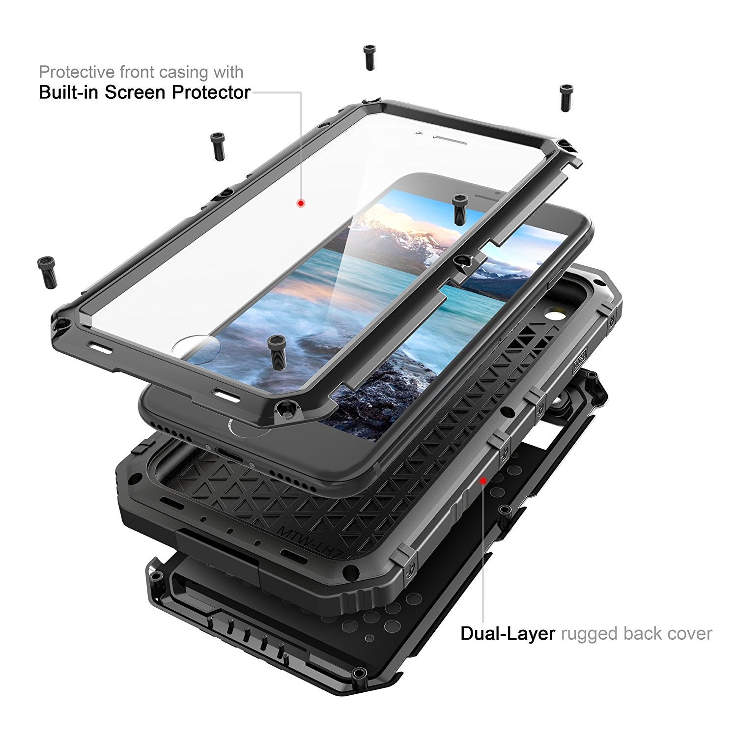 Tactical Shockproof iPhone Case - Sixty Six Depot