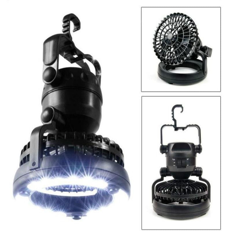 High Powered 18 LED Camping Lantern With Ceiling Fan - Sixty Six Depot