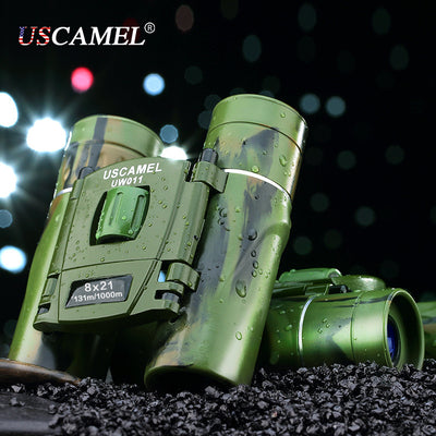 USCAMEL 8x21 Compact Zoom Folding Binoculars Long Range - Sixty Six Depot