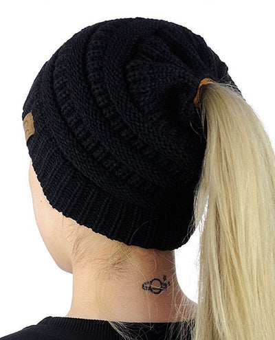 Ponytail Beanie - Sixty Six Depot