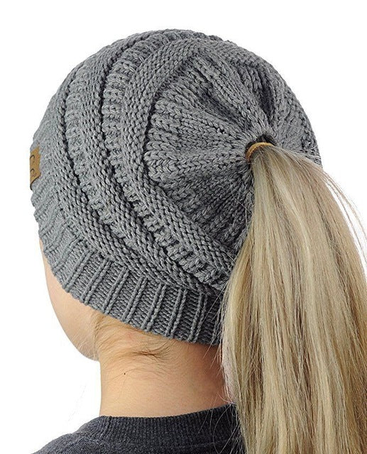 Ponytail Beanie - Sixty Six Depot