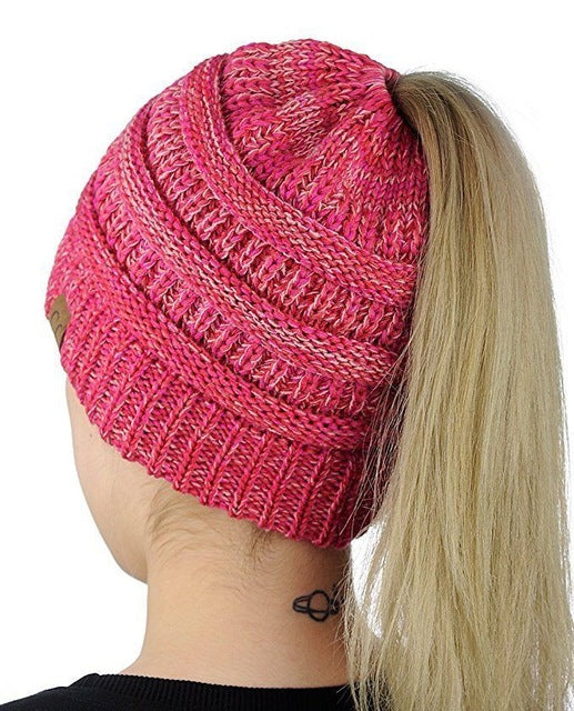 Ponytail Beanie - Sixty Six Depot
