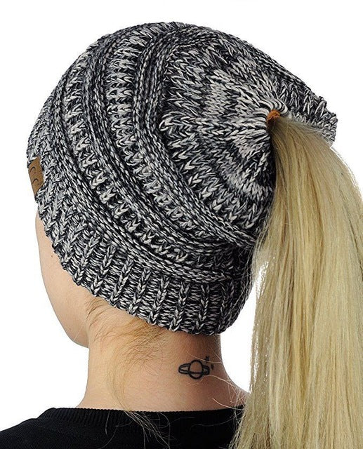 Ponytail Beanie - Sixty Six Depot