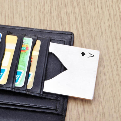 Poker Card Bottle Opener - Sixty Six Depot