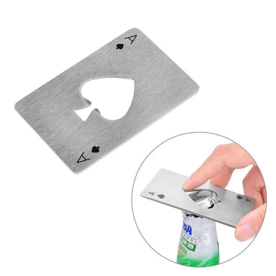 Poker Card Bottle Opener - Sixty Six Depot